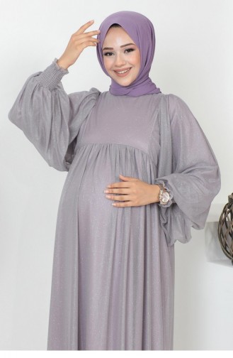 Grau Hijab-Abendkleider 14648