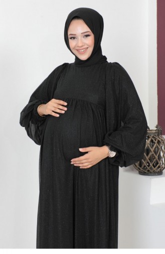 Black Hijab Evening Dress 14650