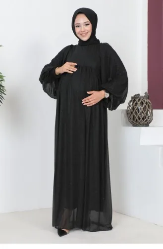 Schwarz Hijab-Abendkleider 14650