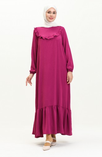 Aerobin Rüschenkleid 0102-05 Fuchsia 0102-05