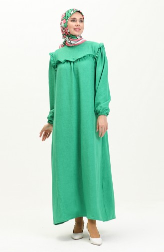 Robe Manches Élastique 0110-03 Vert 0110-03