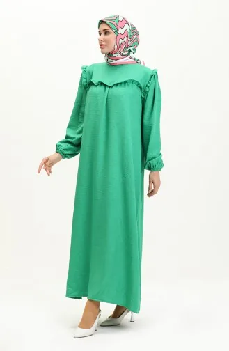 Robe Manches Élastique 0110-03 Vert 0110-03