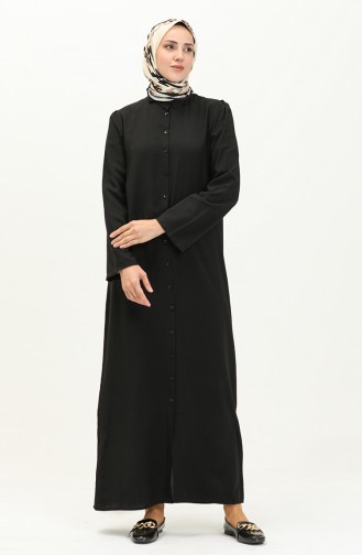 Black İslamitische Jurk 5109-01