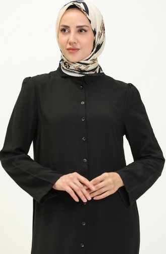 Black İslamitische Jurk 5109-01