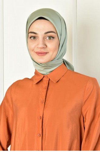Unreife Mandelgrün Kopftuch 1264
