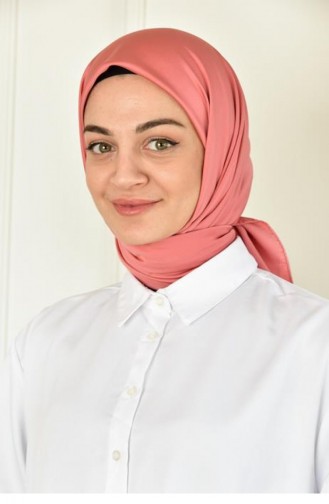 Soft Rayon Düz Eşarp Gül Kurusu Softrayonesarp00 011