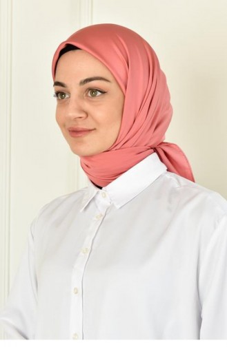 Soft Rayon Düz Eşarp Gül Kurusu Softrayonesarp00 011
