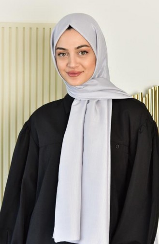 شال رمادي فضي 1615