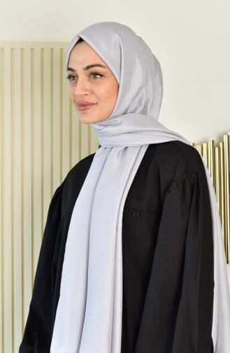 شال رمادي فضي 1615