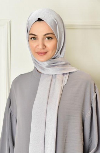 Silver Gray Shawl 3111