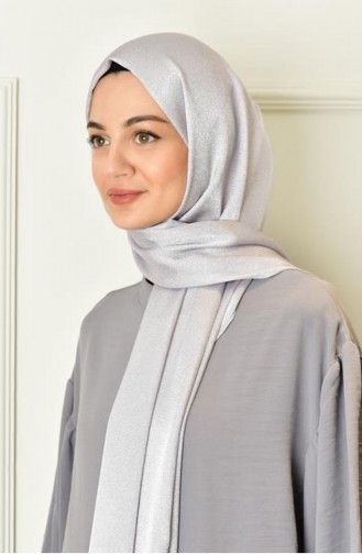Silver Gray Shawl 3111