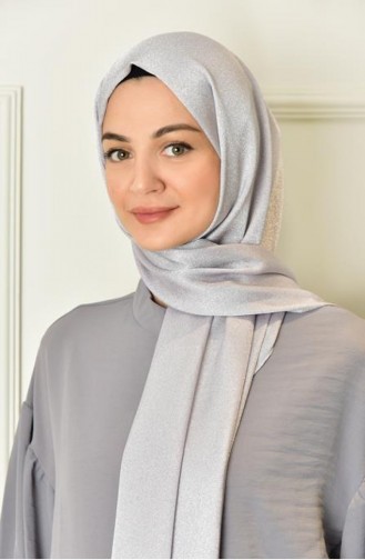 Silver Gray Shawl 3111