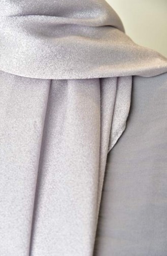 Silver Gray Shawl 3111