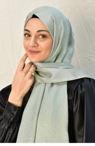 Platin Düz Şal Açık Çağla Platın00 00230