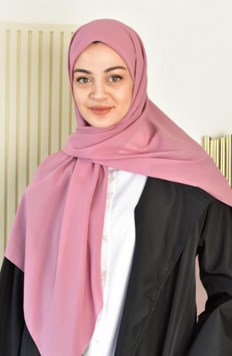 Büyük Boy Krep Şifon Eşarp 110 Cm Koyu Pudra Krpşfn00 063