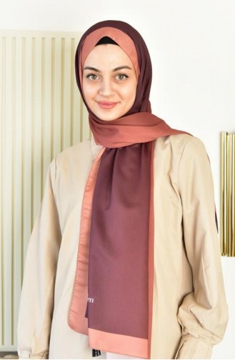 Châle Couleur Brun 3728
