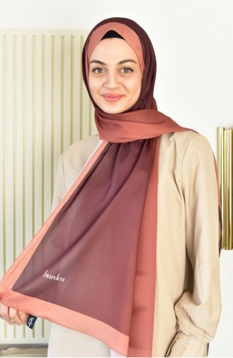Châle Couleur Brun 3728