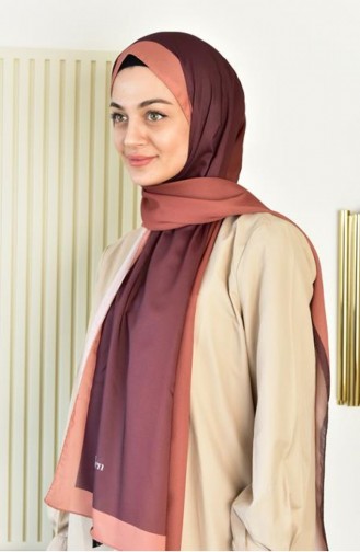 Châle Couleur Brun 3728