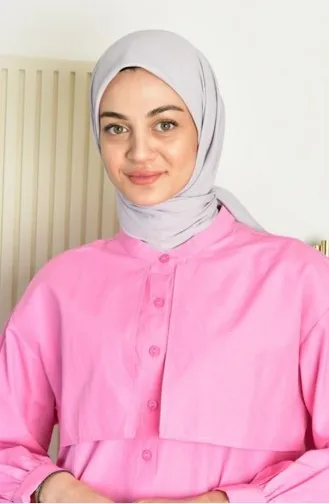 وشاح رمادي فضي 3767