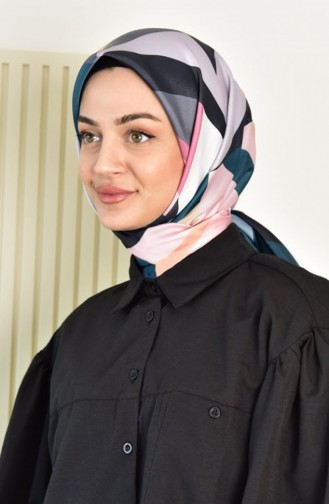 وشاح أزرق زيتي 3913