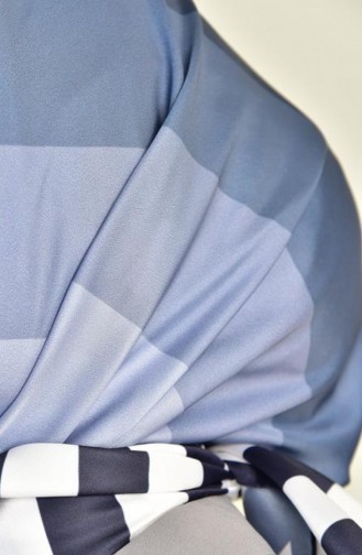 İpeksi Twill Renkli Eşarp Mavi Twıllrenklı00 064