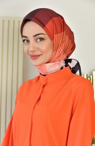 Orange Scarf 3967