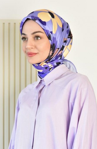 Lila Kopftuch 4023