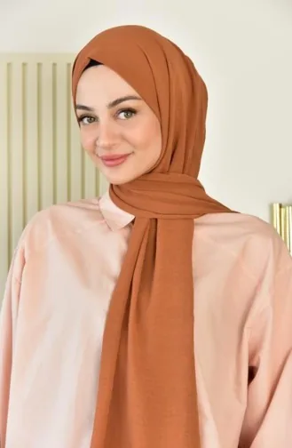 Zimtfarbig Schal 4039