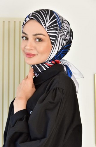 Saks-Blau Kopftuch 4072