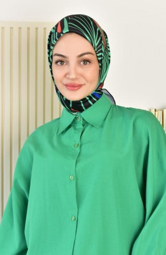 Rayon Botanik Desenli Eşarp Dsn 21 Turuncu Botanık21 0102