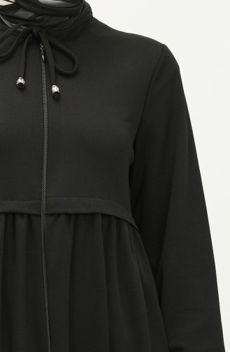 Abaya mit Reißverschluss 0569-05 Schwarz 0569-05