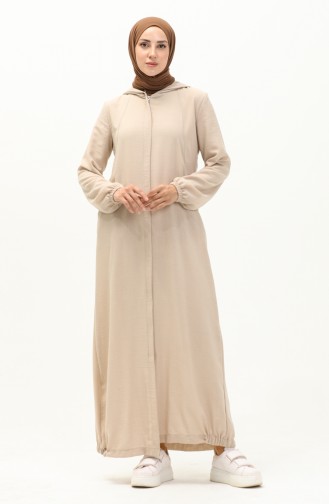 Ecru Abaya 697406-01