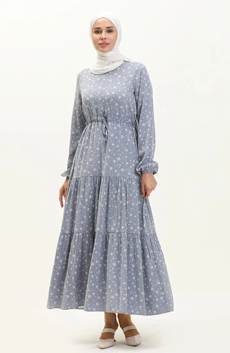 Robe Hijab Bleu 81802-02