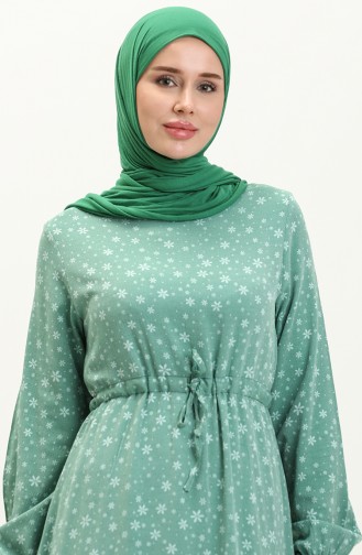 Mint green İslamitische Jurk 81802-05