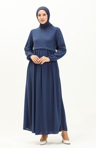 Robe Froncee 0666-07 Indigo 0666-07