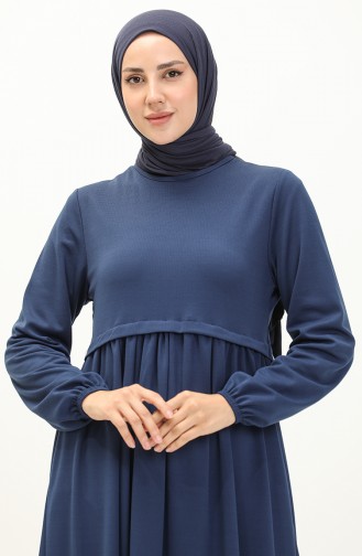 Robe Froncee 0666-07 Indigo 0666-07