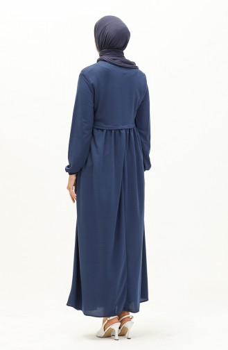 Robe Froncee 0666-07 Indigo 0666-07