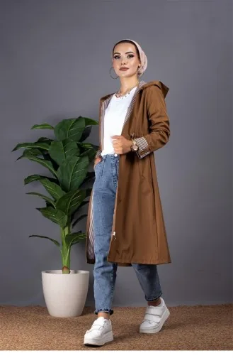 Brown Trench Coats Models 1298