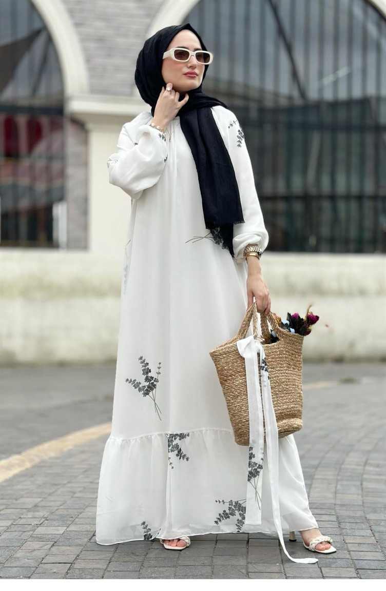 Hijab white outfit on sale