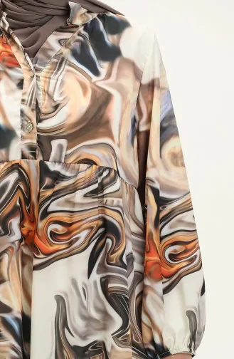 تونيك بطبعة ديجيتال 0502-03 أصفر  0502-03