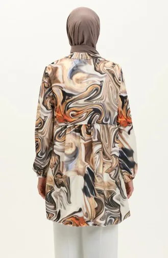 تونيك بطبعة ديجيتال 0502-03 أصفر  0502-03