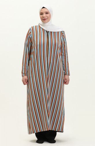 Robe Hijab Turquoise 7128.TURKUAZ