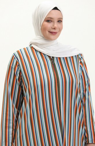 Robe Hijab Turquoise 7128.TURKUAZ