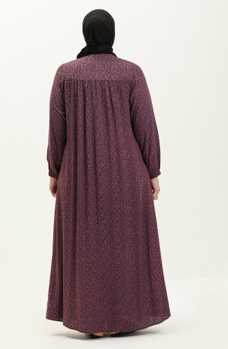 فستان ليلكي 8408-4.Lila