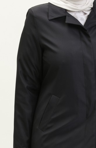 Navy Blue Trench Coats Models 8647.Lacivert