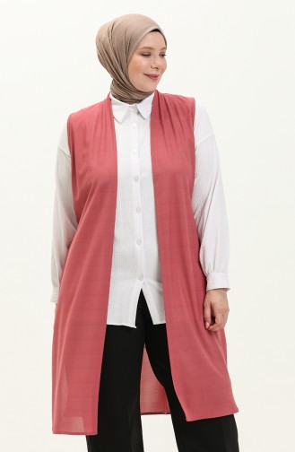 Dusty Rose Waistcoats 4804.GÜL KURUSU