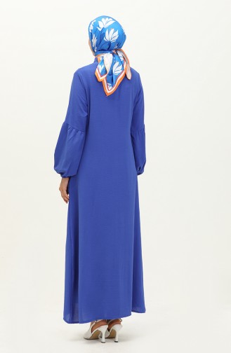Saxon blue Abaya 0204-03