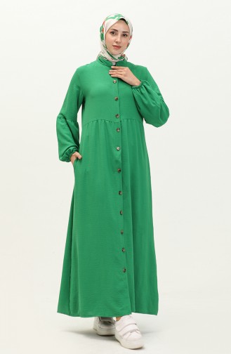 Green Abaya 0204-04