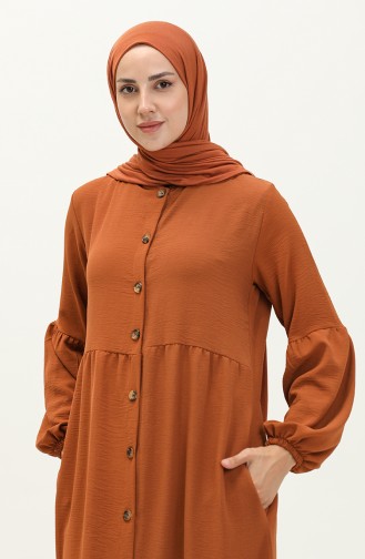 Tobacco Brown Abaya 0204-07