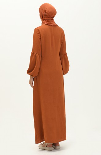 Tobacco Brown Abaya 0204-07